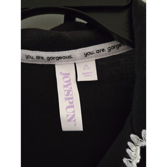 NWT Women’s Short Sleeve Notch Black Pajama Set – Size XS (0-2) - Picture 6 of 6